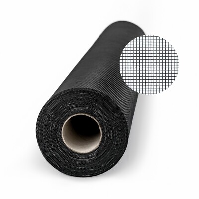 Insektenschutzgaze in schwarz als Rollenware Breite 240 cm