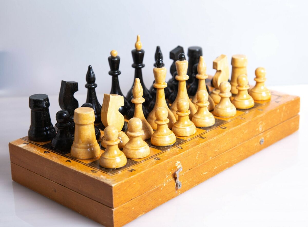 1950s old chess set USSR wooden vintage chess board 29x29cm - Shop Chess24  Board Games & Toys - Pinkoi