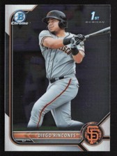 2022 Bowman #BCP-65 Diego Rincones Chrome Prospects