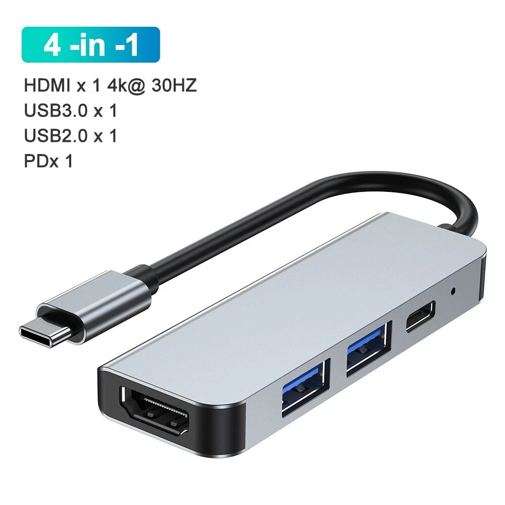 Usb Hub 3 0 Hdmi Usb Type C Splitter Docking Station For Laptop Macbook