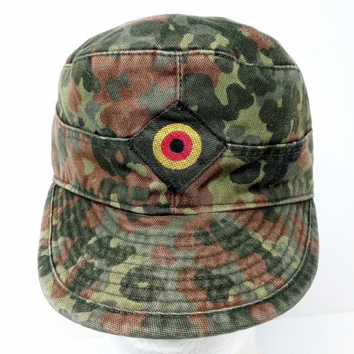 Cappello berretto da campo esercito militare mimetico Flecktarn tedesco vintage 1998 taglia 58 - Foto 2 di 8