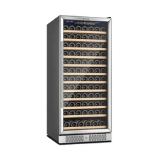 Empava Wine Cooler Refrigerator 55 inch Single Zone Wine Fridge for 127 Bottles