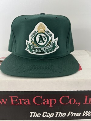 Oakland Athletics A s 89-90 World Series New Era MLB Pro Model Snapback Sample
