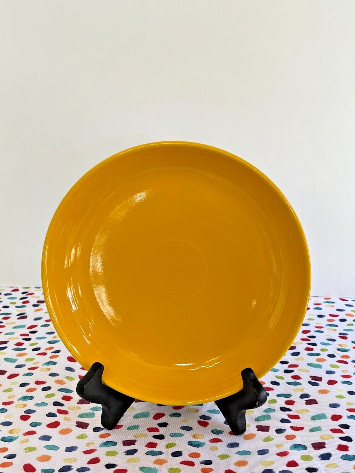 Fiestaware Daffodil Luncheon Bowl Plate Fiesta Yellow 8.5 inch Deep