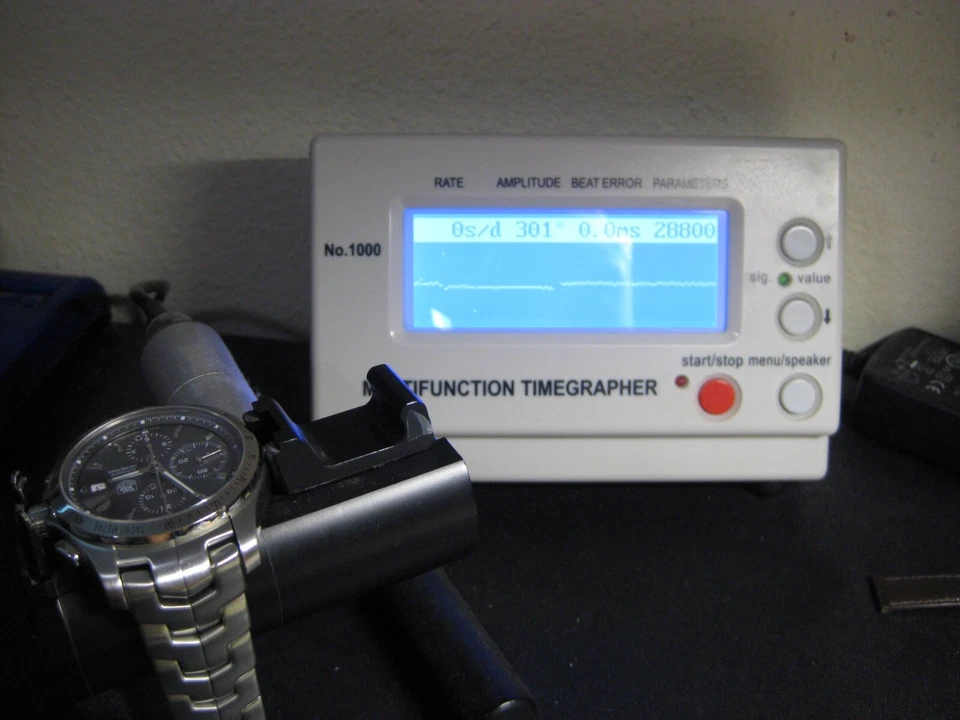 TAG HEUER 200M LINK 自动计时码表 老虎木手表 42 毫米 CJF2115 已维修 — 第 2/4 张图片