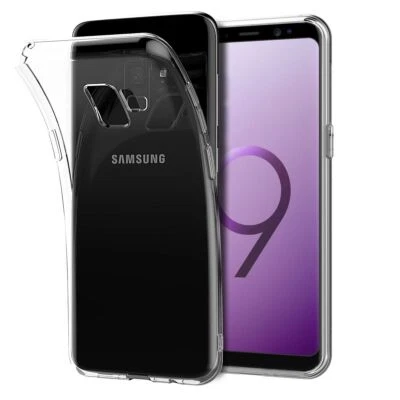 Coque Pour Samsung Galaxy S9 Protection Case Backcover Bumper Étui Transparent - Photo 1/4