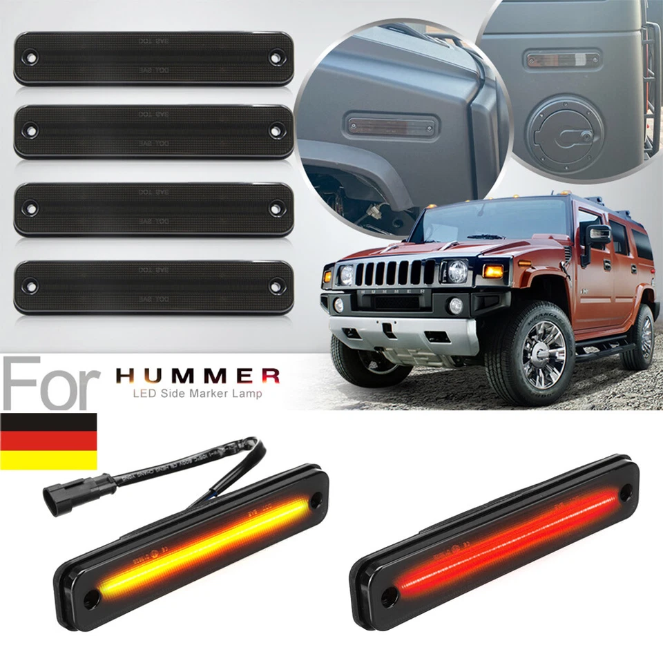 14X Dachlicht+Seitenblinker Markierungs Lampe Blinker Für Hummer H2 03-09 - Bild 3 von 4