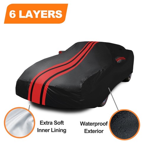 6 Layer Custom Car Cover Outdoor Waterproof for Chevy Corvette C5 1997-2004 - Picture 2 of 9