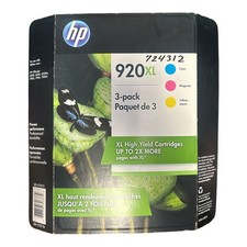 HP 920xl 3-Pack High Yield Ink Cartridges