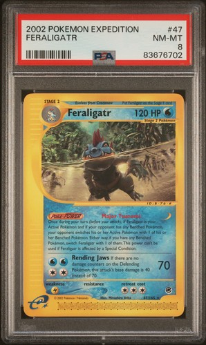 Feraligatr graded PSA 8 for sale on eBay