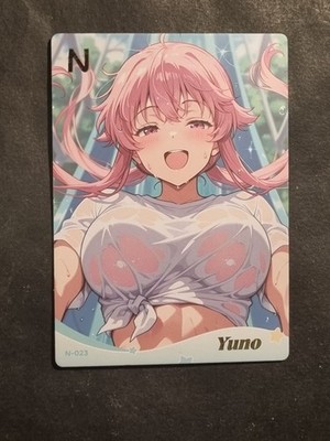 YUNO GASAI - MIRAI NIKKI - FUTURE DIARY - GODDESS STORY - WAIFU CARD - N-023 