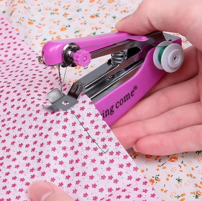 1pc Portable Mini Handheld Sewing Machine for Home & Travel Use - NEW