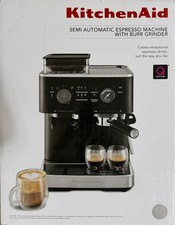 KitchenAid Semi-Automatic Espresso Machine w/ Burr Grinder 2.5L KES6551SX NEW