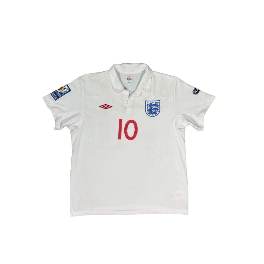 Maillot De Football Vintage Angleterre Ombro - Homme Taille XL - Rouge - Collection