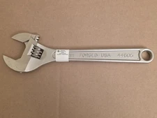 VINTAGE CRAFTSMAN FORGED 300mm OPEN END ADJUSTABLE WRENCH U.S.A. 44605