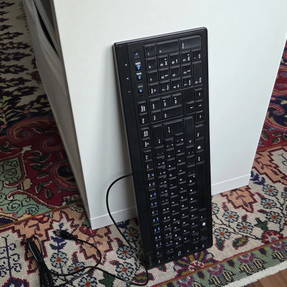 Kensington Tastatur Advance Fit Full-Size Slim schwarz K72357DE