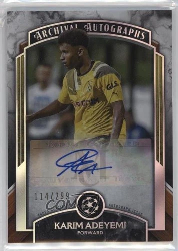 2022-23 Topps Museum Collection UCL Archival 114/299 Karim Adeyemi #AA-KA Auto