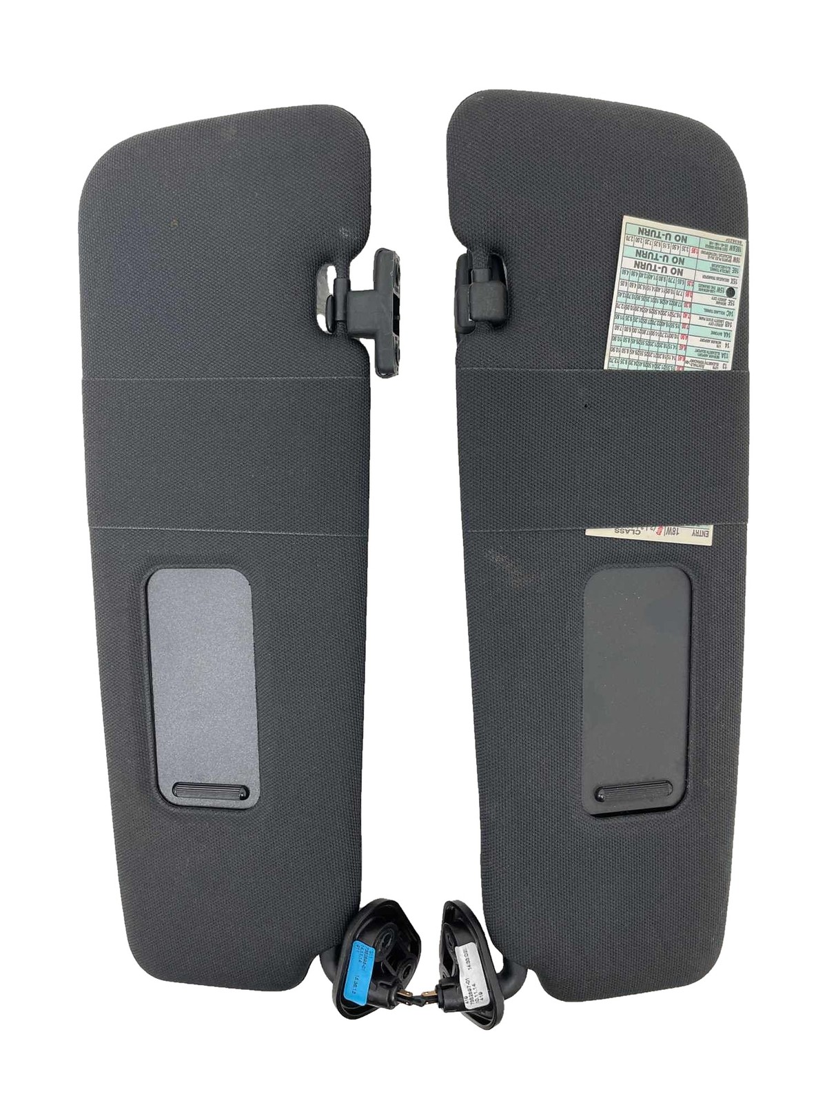 BMW i8 2014-2020 Front Right Sun visors Pair Black