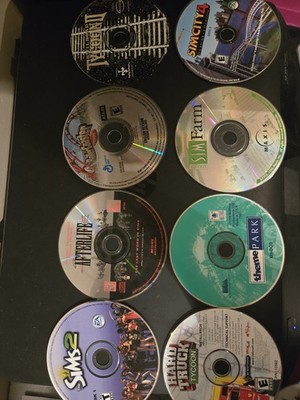  Classic PC Simulation Mega Lot - 8 Games - Sims 2, SimCity 4, Tycoon Series