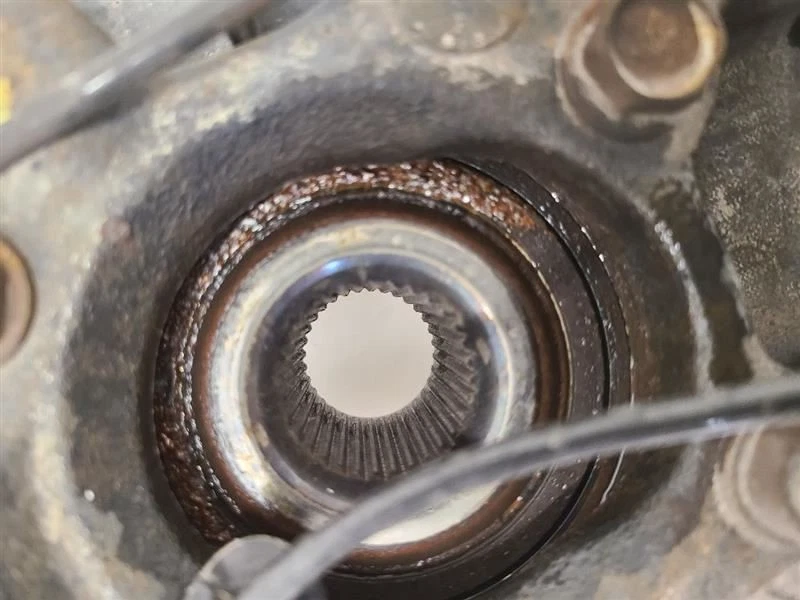 08-14 Dodge Avenger pasajero delantero derecho husillo nudillo ABS 5085886AF Foto 3 de 4