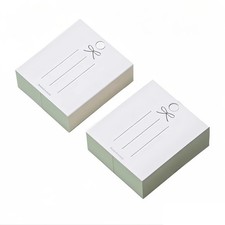 200 Pcs Kraft Paper Hair Clip Display Cards Hair Barrettes Display Holder Jew...