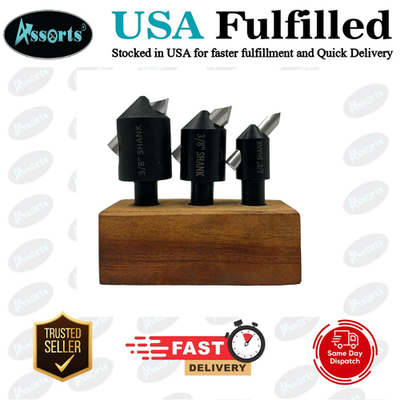 #ad Assorts Set of 3 Pcs Fly Cutters 3 8quot; Shank HSS Tool Bit $24.36