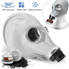 Soviet Era Gas mask GP-5 Full Face mask Grey rubber NEW Size Universal