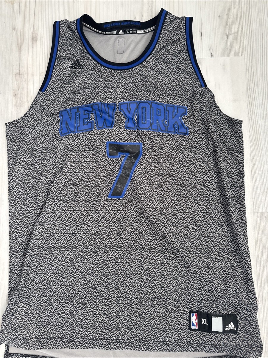 NEW YORK KNICKS # 7 C. Anthony Special Edition Gray Jersey by