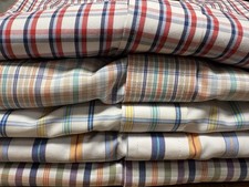 Orvis Plaid Cotton Button-Down Shirt Men's XL M Multicolor Long Sleeve