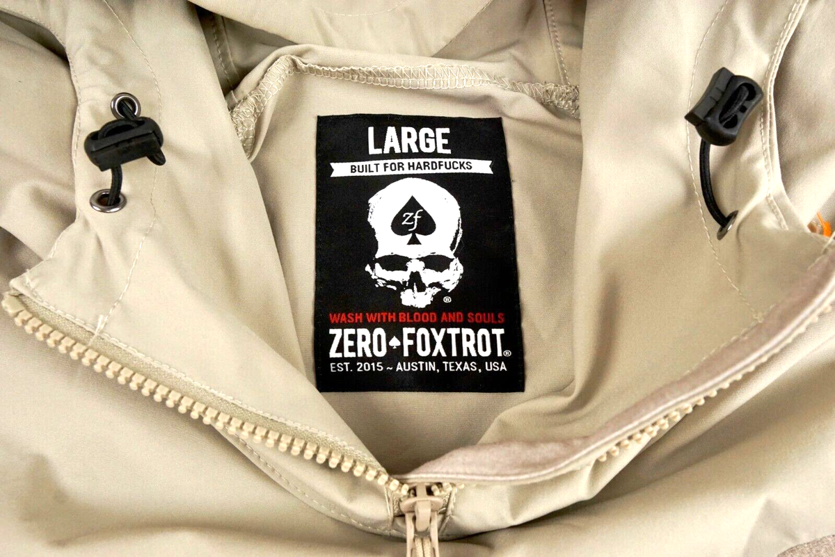 Zero Foxtrot Jacket Mens Large Tac Breaker Pullover Hoodie - Main Image