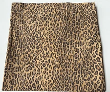 As-Is RARE! RALPH LAUREN Guinevere *ARAGON ~KING FLAT SHEET Animal Leopard