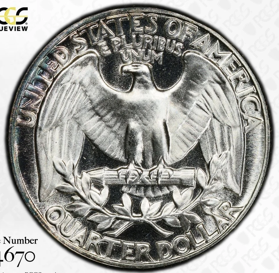 1954-P George Washington Silver Quarter Proof 25C PCGS PR67 / HARD TO FIND /UNC - Image 3 of 4