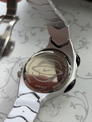 Vintage Nike Triax 90s Metal Steel Watch Hype Y2K Avantgarde Retro
