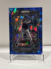 2023 Panini Prizm #75 Gavin Cross Blue Ice Prizms