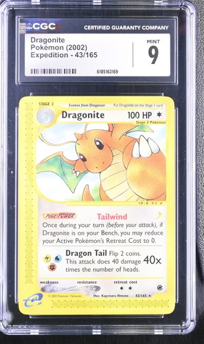 Dragonite graded CGC 9 for sale on eBay