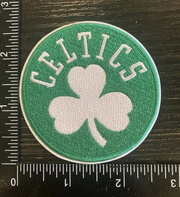 BOSTON CELTICS EMBROIDERED IRON ON PATCH NBA BASKETBALL