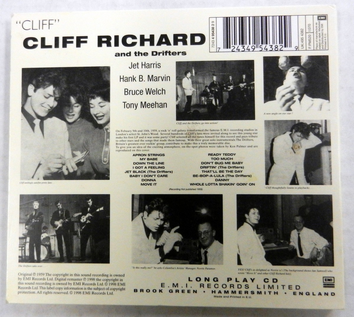 AOR CD cliff richard① Cliff Richard : The Whole Story: His Greatest Hits CD 2