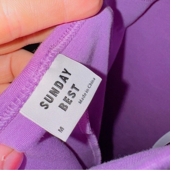 aritzia sunday best halter open back athletic mini 