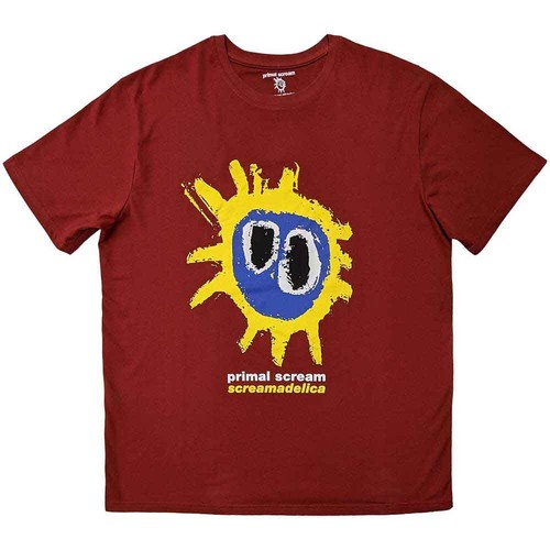 Primal Scream Screamadelica T-Shirt Red New
