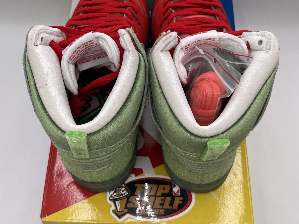 Brand New DS Nike SB Dunk High Strawberry Cough 2021 Size 11.5