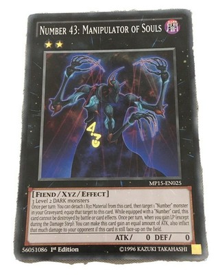 Number 43 Manipulator Of Souls 1st Edition Mp15 En025 Yu Gi Oh Card 1996 Ebay