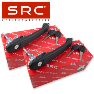 2x SRC TÜRGRIFF AUSSEN VORNE LINKS RECHTS FÜR VW VOLKSWAGEN POLO 6N1 6N (94-99)
