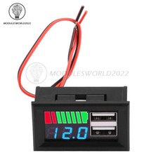 Digital Lead-acid /Li-ion Battery Capacity Voltage Meter Battery Level Indicator