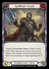 Flesh and Blood TCG : Arcane Rising :  : RED  RARE :  Spellblade Assault