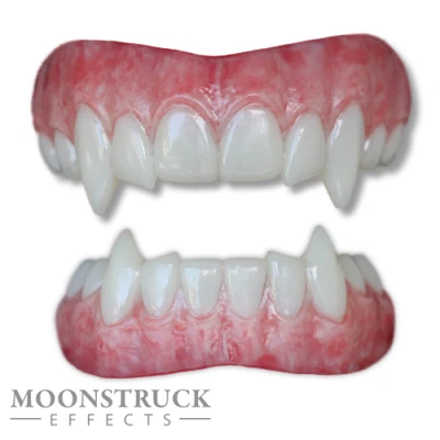Colmillos de vampiro prótesis FX dientes efectos dentales SFX carillas dentales Gwythyr - Imagen 1 de 4