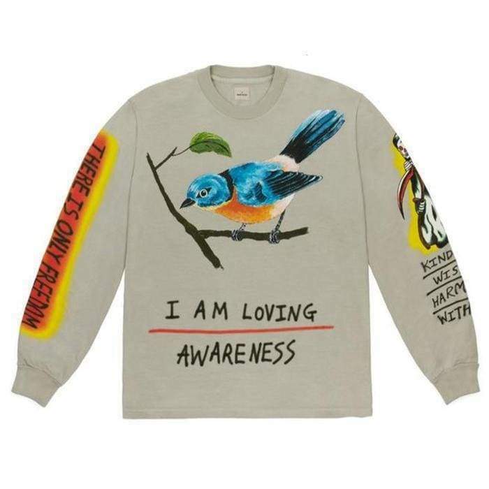 Yeezy Kanye Wes Lang Bird L/S Tee Vapor - Small - NEW | eBay Yeezy Kanye Wes Lang Bird L/S Tee Vapor - Small - NEW | eBay