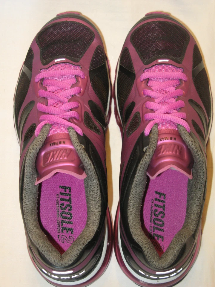 Nike Air Max Zapatos de Entrenamiento para Correr Mujeres Talla 5.5 EUR 36 Púrpura Negro 487679-005 Foto 4 de 4