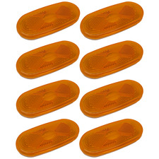 8 x YOU.S Genuine Reflector Self Adhesive for Garden Fence Driveways Caravan 