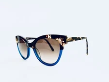 Inface Tortoise & Blue Ombré Cat Eye Sunglasses IF9789 50 20 140