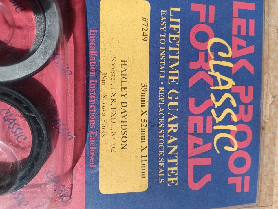 Horquilla Harley 39 mm XL/FXR 87-02 + horquilla a prueba de fugas #7249 Foto 3 de 3